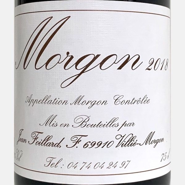 Morgon Classique AOC 2018 - Jean Foillard