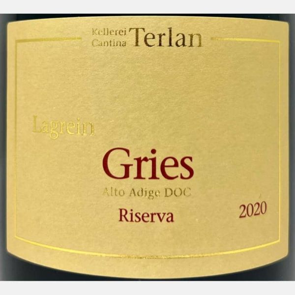 Lagrein Riserva Gries Alto Adige DOC 2020 - Cantina Terlan