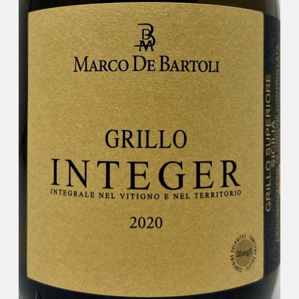 Grillo Integer Sicilia DOC 2020 Bio - Marco de Bartoli