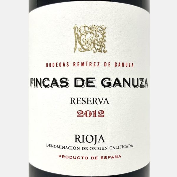 Rioja Reserva Fincas de Ganuza DOC 2012 - Remirez de Ganuza