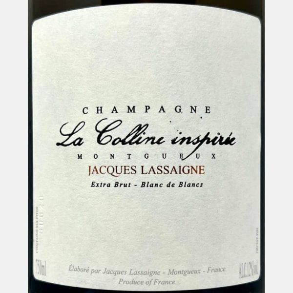 Champagne La Colline Inspiree Blanc de Blancs Extra Brut AOC 2018 - Jacques Lassaigne