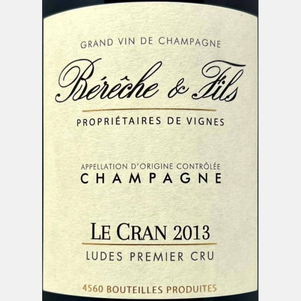 Champagne Le Cran Ludes Premier Cru AOC 2013 - Bérêche & Fils