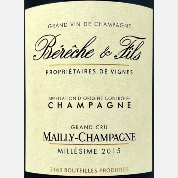 Champagne Mailly Grand Cru AOC 2015 - Bérêche & Fils