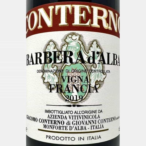 Barbera d´Alba Vigna Francia DOC 2019 - Giacomo Conterno