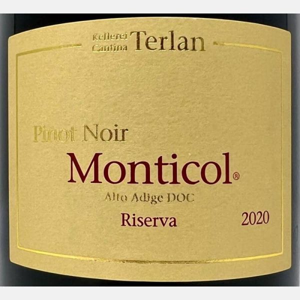 Pinot Nero Riserva Monticol Alto Adige DOC 2020 - Cantina Terlan