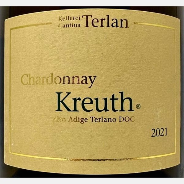 Chardonnay Kreuth Alto Adige Terlano DOC 2021 - Cantina Terlan