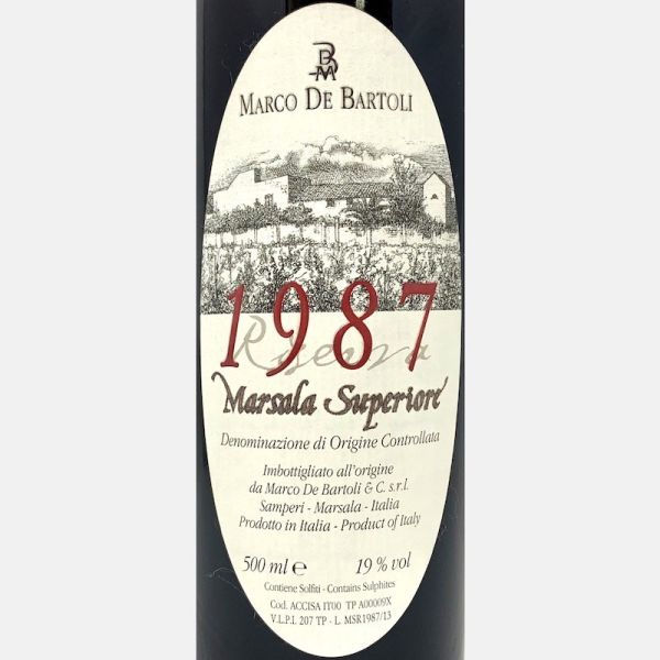 Marsala Superiore Oro Riserva DOC 1987 0,5L - Marco de Bartoli