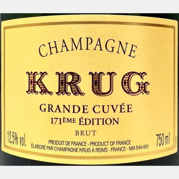 Champagne Grande Cuvee 171 Edition Brut AOC Gift box - Krug