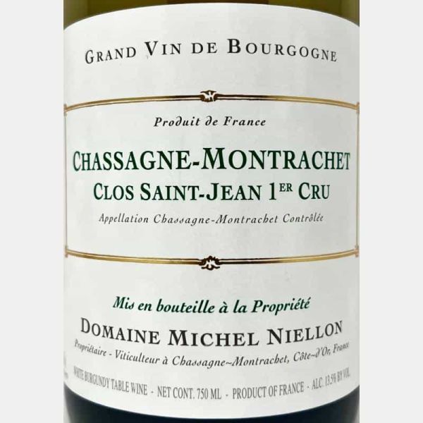 Chassagne Montrachet Premier Cru Clos Saint Jean AOC 2018 - Domaine Michel Niellon
