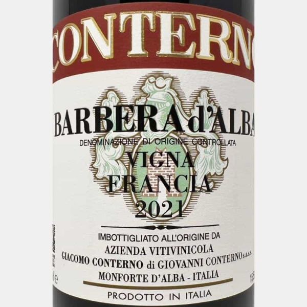 Barbera d´Alba Vigna Francia DOC 2021 - Giacomo Conterno