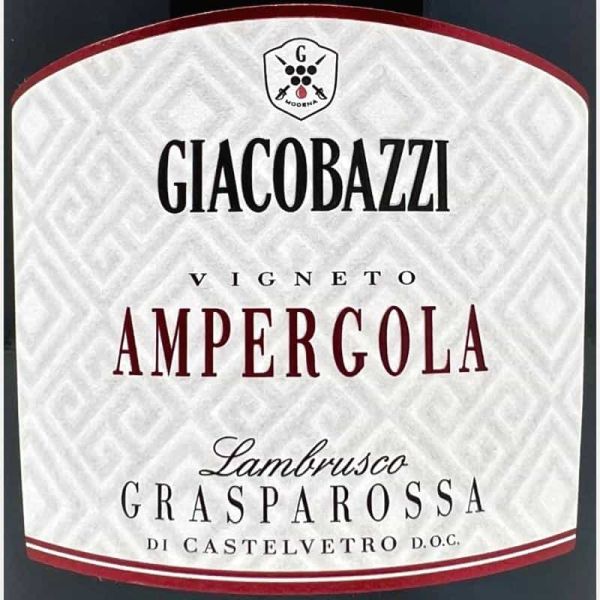 Lambrusco Grasparossa di Castelvetro Ampergola Secco DOC - Giacobazzi