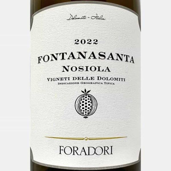 Nosiola Fontanasanta Vigneti delle Dolomiti IGT 2022 Bio - Elisabetta Foradori