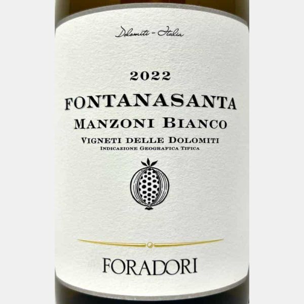 Manzoni Bianco Fontanasanta Vigneti delle Dolomiti IGT 2022 Bio - Elisabetta Foradori