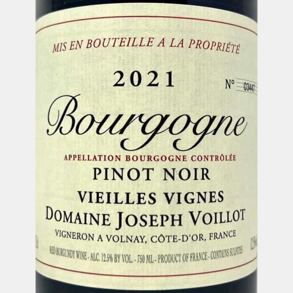 Bourgogne Pinot Noir Vieilles Vignes AOC 2021 - Joseph Voillot