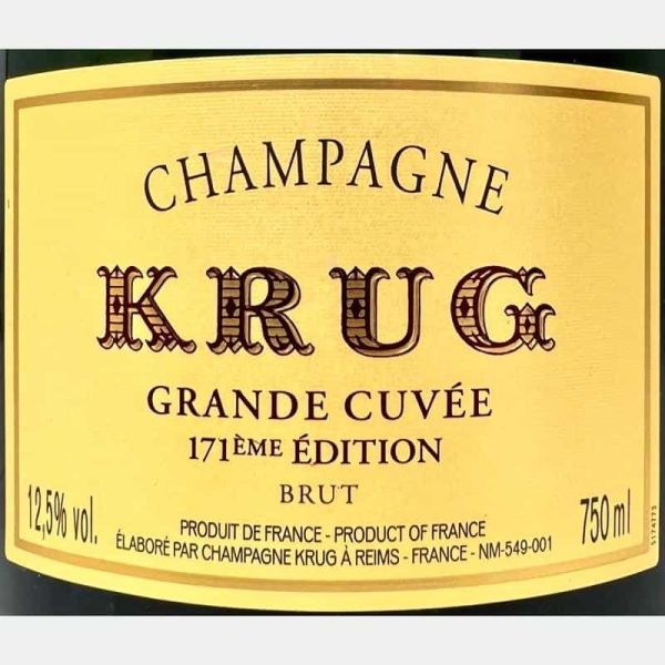 Champagne Grande Cuvee 171 Edition Brut AOC Geschenkbox - Krug