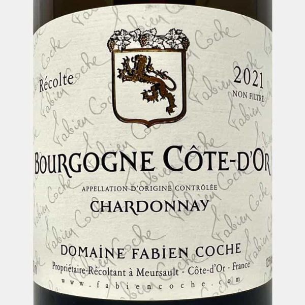 Bourgogne Cote d´Or Chardonnay AOC 2021 - Fabien Coche