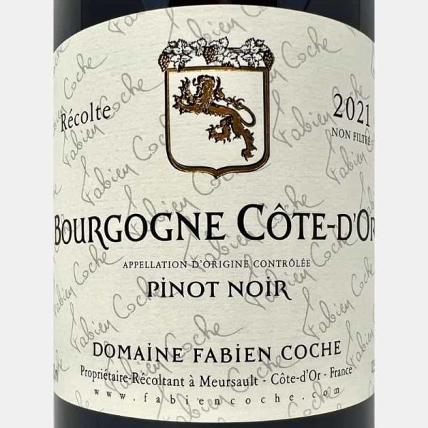 Bourgogne Cote d'Or Pinot Noir AOC 2021 - Fabien Coche