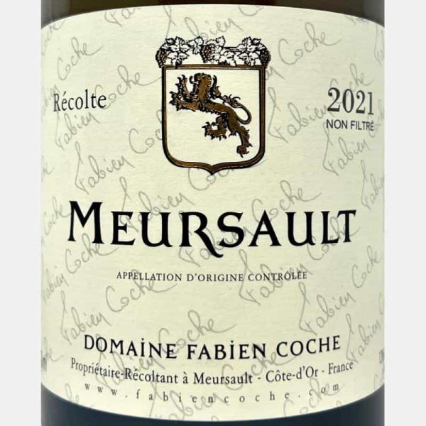 Meursault Blanc AOC 2021 - Fabien Coche