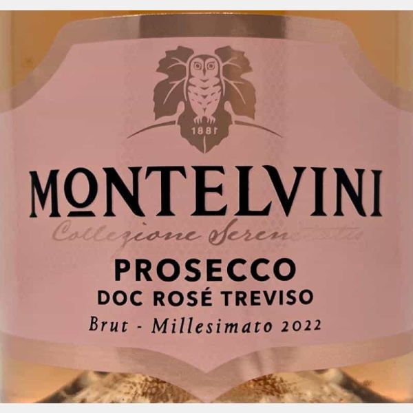 Prosecco Rosé Brut Millesimato Treviso DOC 2022 - Montelvini