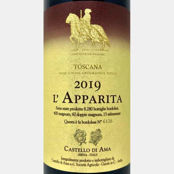 L'Apparita Rosso Toscana IGT 2019 - Castello di Ama