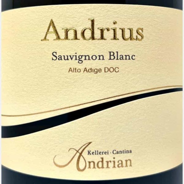 Sauvignon Blanc Andrius Alto Adige DOC 2022 - Cantina Andrian