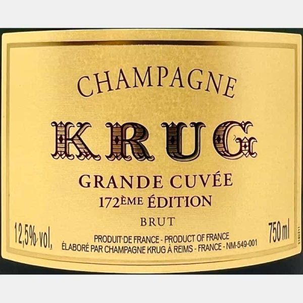 Champagne Grande Cuvee 172 Edition Brut AOC Geschenkbox - Krug