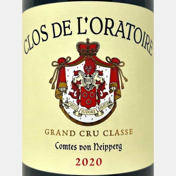 Saint-Emilion Grand Cru Classe AOC 2020 Bio - Clos de l'Oratoire