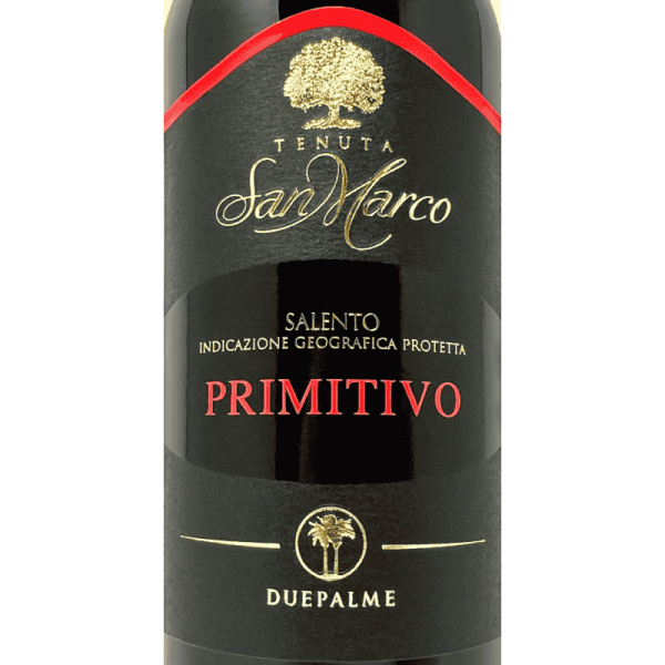 Primitivo Tenuta San Marco Salento IGP 2023 Koscher - Cantine Due Palme