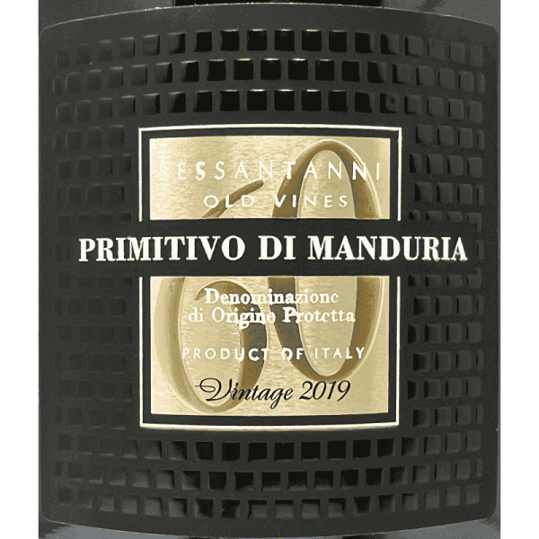 Primitivo di Manduria Sessantanni 60 Jahre Old Vines DOP 2019 - Cantine San Marzano