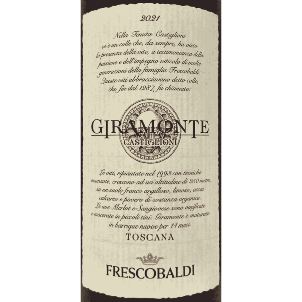 Giramonte Toscana IGT 2021 - Tenuta Castiglioni, Frescobaldi