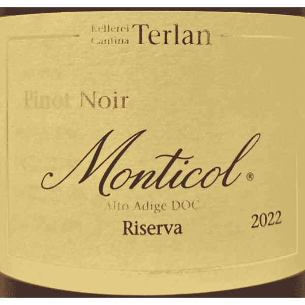 Pinot Nero Riserva Monticol Alto Adige DOC 2022 - Cantina Terlan