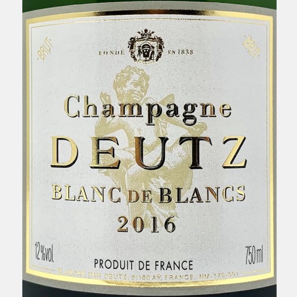 Champagne Blanc de Blancs Brut Millésimé 2016 - Deutz