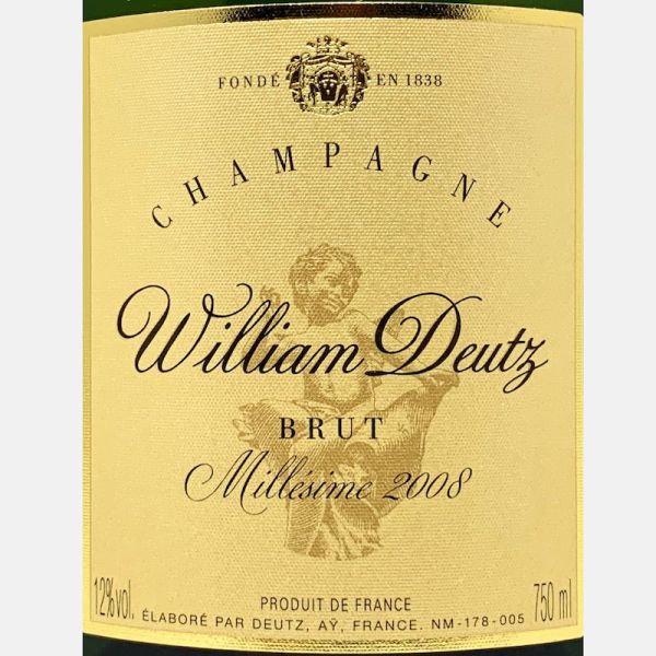 Champagne Cuvée William Deutz Brut Millésimé 2008 - Deutz