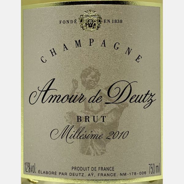 Champagne Amour de Deutz Blanc de Blancs Brut Millésimé 2010 - Deutz