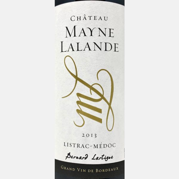 Listrac Medoc Bordeaux Rouge AOC 2013 - Château Mayne Lalande