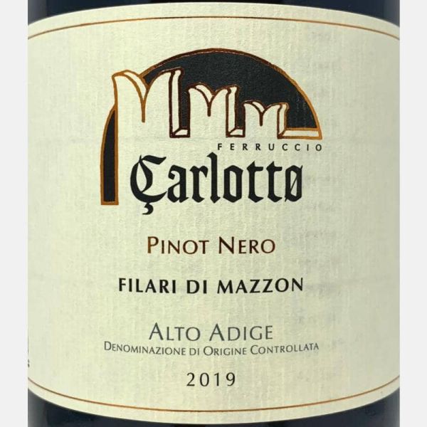 Pinot Nero Filari Di Mazzon Alto Adige DOC 2019 - Carlotto Ferruccio