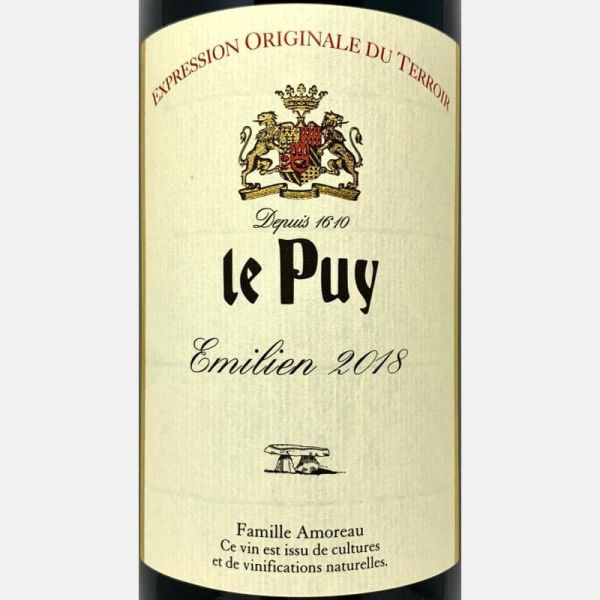 Emilien Rouge Francs Côtes de Bordeaux AOC 2018 Bio - Château Le Puy