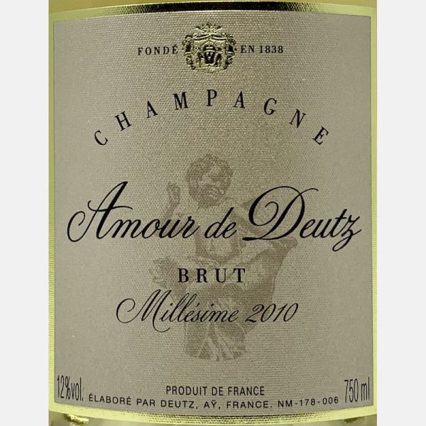 Champagne Blanc de Blancs Amour de Deutz Brut Millesime AOC 2010 Gift Box - Deutz