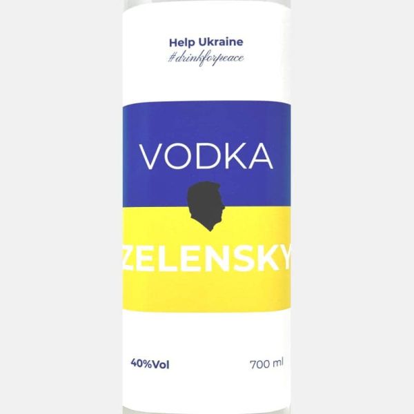 Vodka Zelensky 4 Peace Help Ukraine! 0,7L 40% Vol. - DrinkForPeace