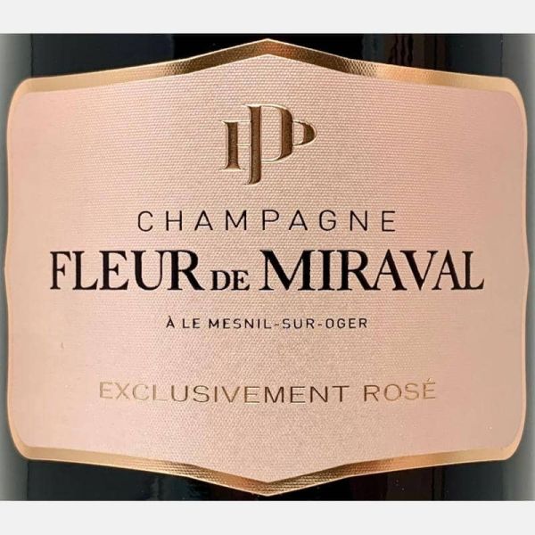 Champagne Fleur de Miraval Exclusivement Rosé ER1 - Brad Pitt, Angelina Jolie, Famille Perrin & Péters