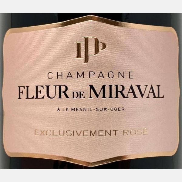 Champagne Fleur de Miraval Exclusivement Rosé ER2 - Brad Pitt, Angelina Jolie, Famille Perrin & Péters