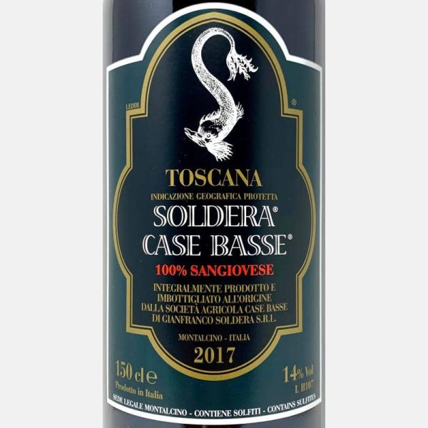 Soldera Case Basse Sangiovese Toscana IGP 2017 Magnum 1,5L - Soldera
