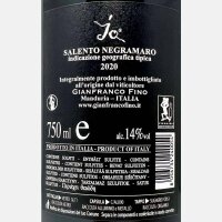Negroamaro Salento Jo IGT 2020 - Gianfranco Fino