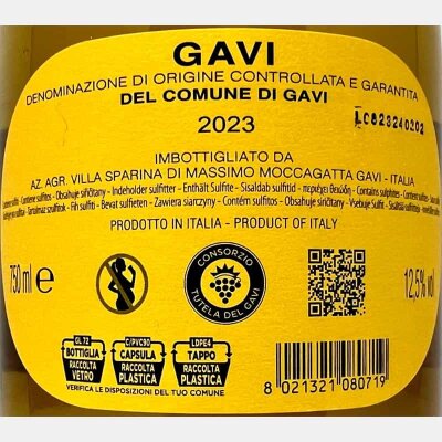 Gavi del Comune di Gavi DOCG 2023 - Villa Sparina