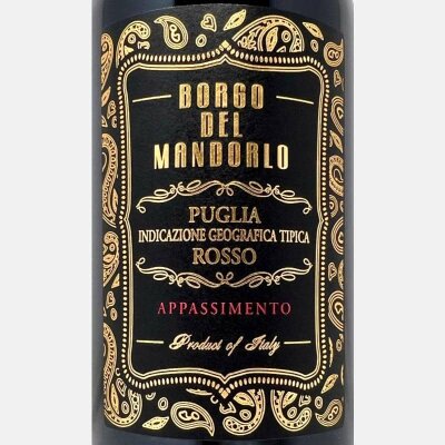 Appassimento Rosso Puglia IGT 2024 - Borgo del Mandorlo,...